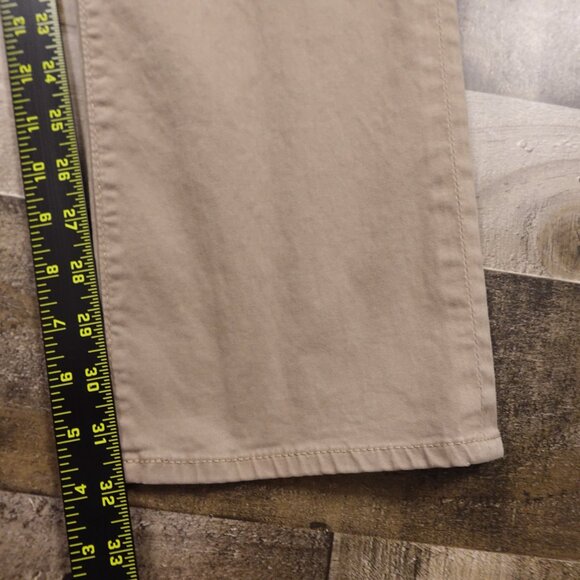 AG Adriano Goldschmied Everett Slim Straight Jeans Men’s 33x32 Khaki Stretch - Picture 6 of 14